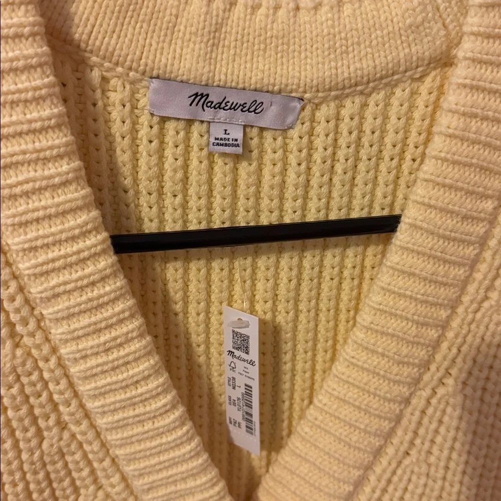 Madewell Cutaway Sweater Vest - Picture 5 of 8